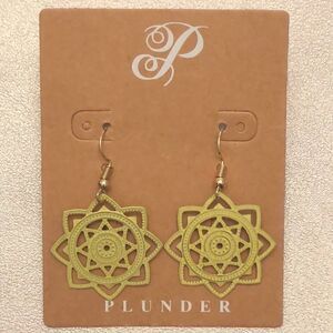 Plunder | “Spring” Filigree Earrings | 2” Drop